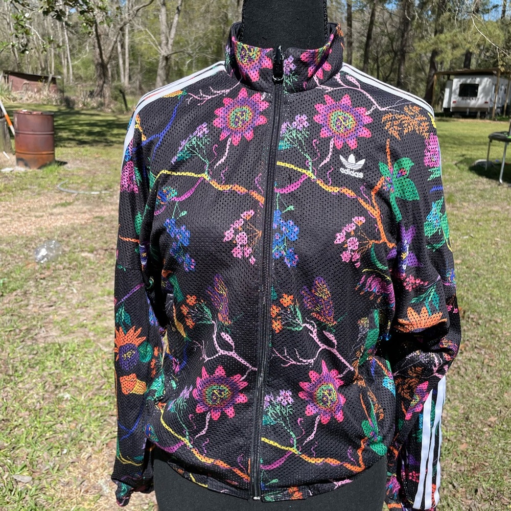 Farm Rio x Adidas Reversible Floral Track Jacket